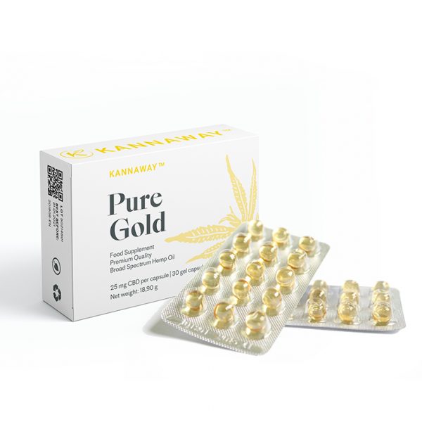 Pure Gold Gel Capsules CBD Products