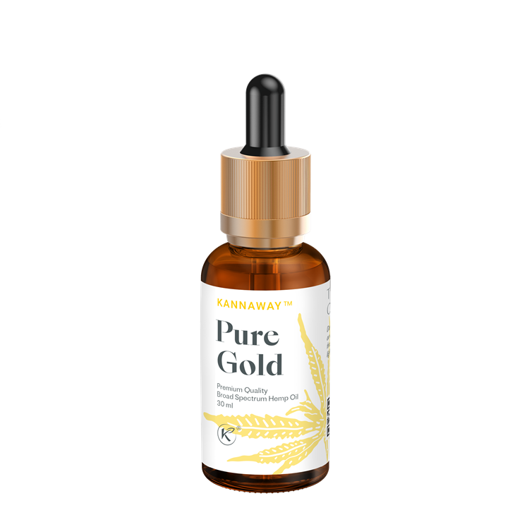 Pure Gold Drops 500mg 30ml - Full-spectrum CBD oil